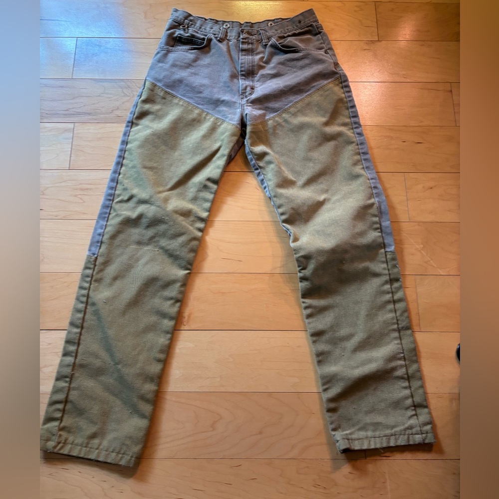 WRANGLER double knee rugged double knee carpenter pants. Distressed men’s 34x34 - Picture 2 of 10